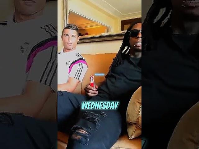 lil wayne chilling with cristiano ronaldo