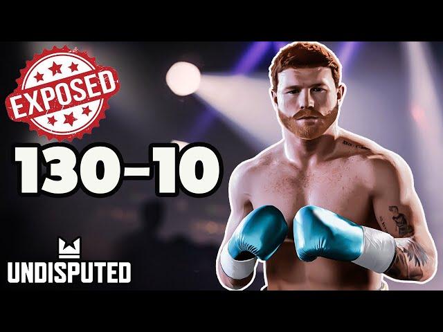 130-10 CANELO PLAYER GETS EXPOSED ( UNDISPUTED BOXING)