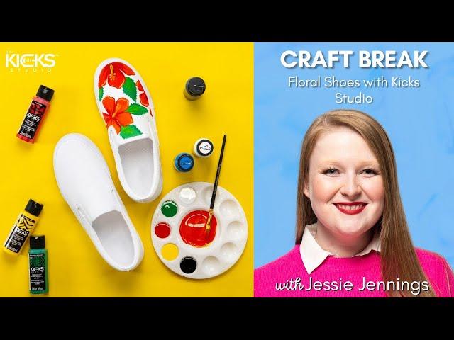 Craft Break: Kicks Studio Hibiscus Shoes!