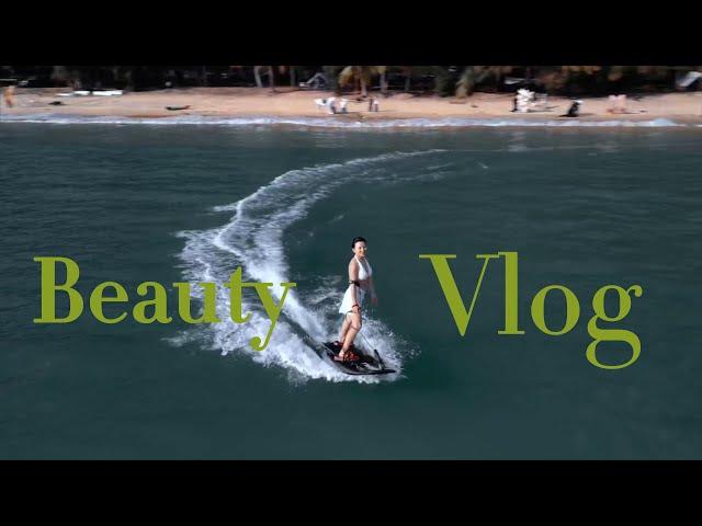 Beauty Vlog Who doesn't like the feeling of accidentally meeting a beauty who surfs with a jetboard?