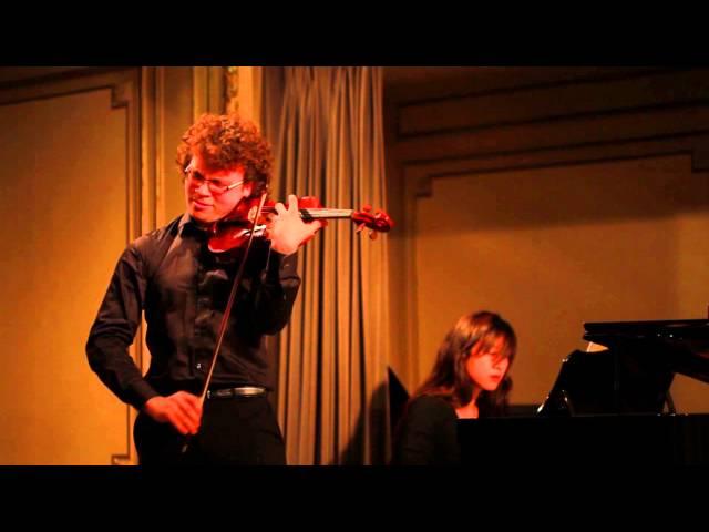 Leo Marillier prix d'honneur violon Concours International Leopold Bellan