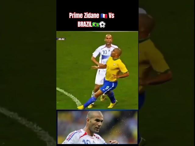 Zinedine Zidane's Showstopper: Skillful Dominance Against Brazil