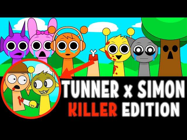 Incredibox Sprunki Killer Edition But Simon Killed Tunner - All Reactions