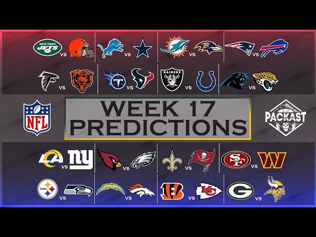 NFL Week 17 Predictions