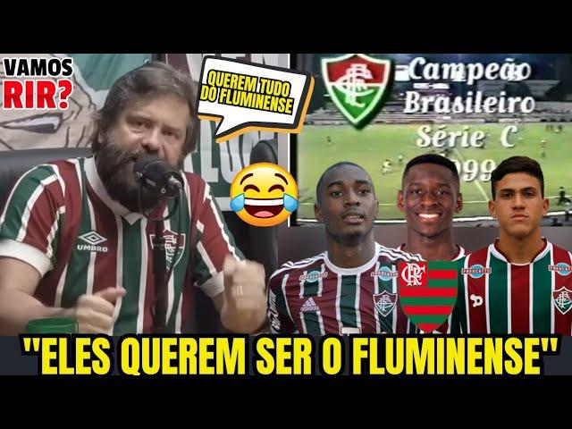 VAMOS RIR? TRICOLOR PEDE A LINHA AO VIVO! "O FLAMENGO QUER SER O FLUMINENSE" 