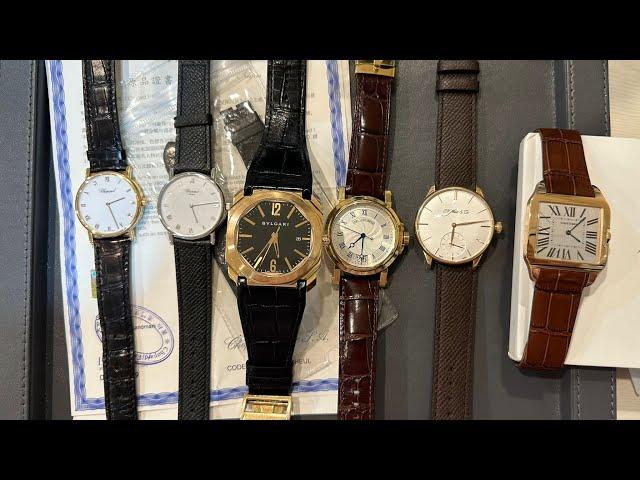 名表TV-推介6只18K 金表18Jun24/Breguet/Cartier/Cartier/Bvlgari/Chopard/