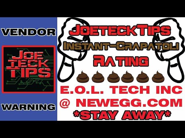 E.O.L. TECH INC @ Newegg.com review | JoeteckTips