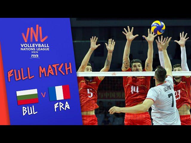 Bulgaria  France - Full Match | Men’s Volleyball Nations League 2019