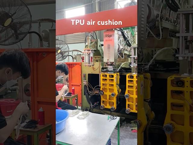 Visit customer's factory in Vietnam witness the charm of our TPU air cushion blow molding machine