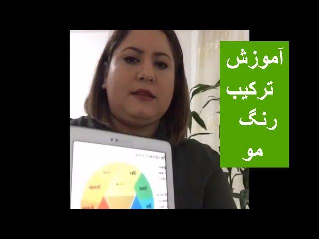 آموزش ترکیب رنگ مو - بخش اول