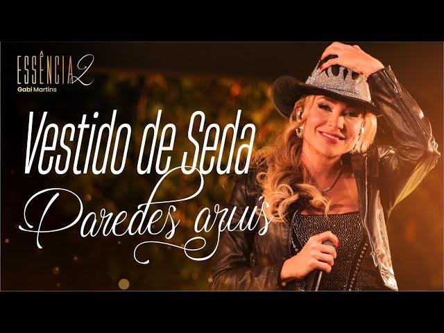 Gabi Martins - Vestido de seda | Paredes azuis