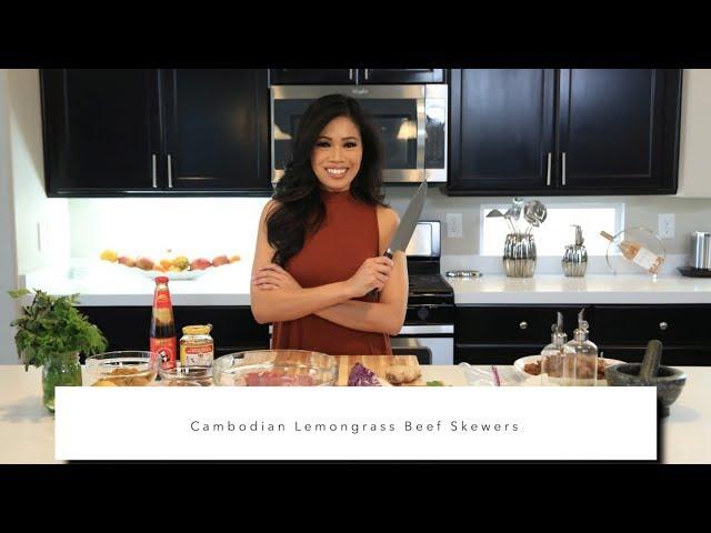 Cambodian Lemongrass Beef Skewers