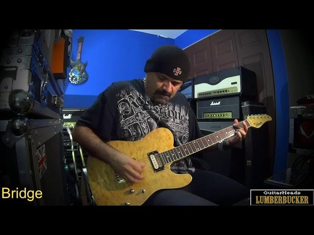 GuitarHeads Lumberbucker Humbucker Pickup Demo by Victor Soto