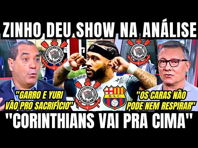 ZINHO ARREBENTOU E DEU UMA AULA DE CORINTHIANS AGORA E CONFIRMOU GARRO E YURI ALBERTO PRA DECISÃO