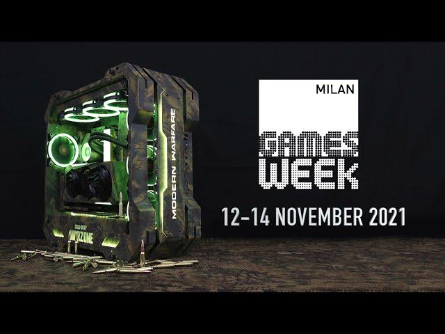 Call of duty warzone casemod at Milan Games Week 2021