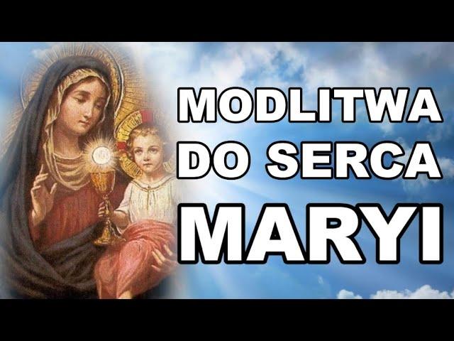 MODLITWA DO NIEPOKALANEGO SERCA MARYI ️ MODLITWA DO SERCA MATKI BOŻEJ ️ W Twoje ręce oddaje siebie