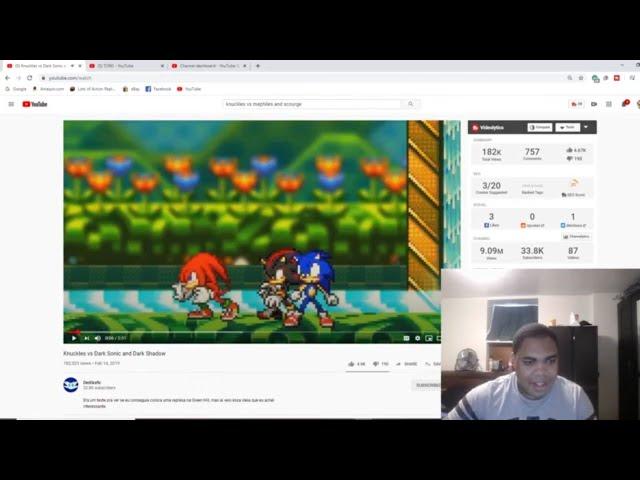 TJ360 Reaction Knuckles vs Dark Sonic and Dark Shadow