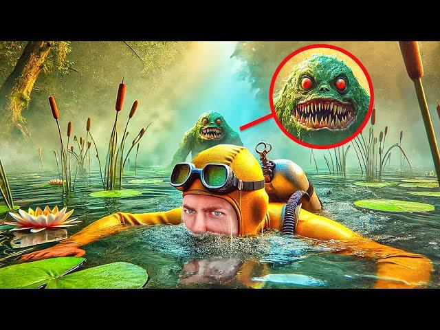 SCUBA DIVING TO DEFEAT THE POND MONSTER (SAVING LOGAN)