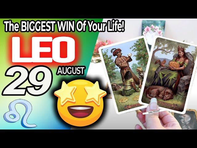 Leo ️ IT’S COMING! The BIGGEST WIN Of Your Life! horoscope for today AUGUST 29 2024 ️ #leo