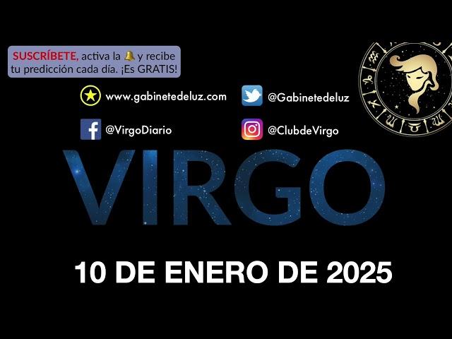 Horóscopo Diario - Virgo - 10 de Enero de 2025.