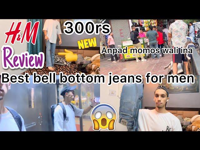 Best bell bottom jeans for men from h&m  #jeansoutfit #review #reviewvideo #vlog