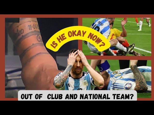 Messi injury | out from national & club football? | suarez Reaction