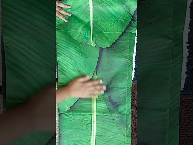 What I ordered vs what I got from Amazon|Banana leaf backdrop cloth for wedding/pooja/haldi ceremony