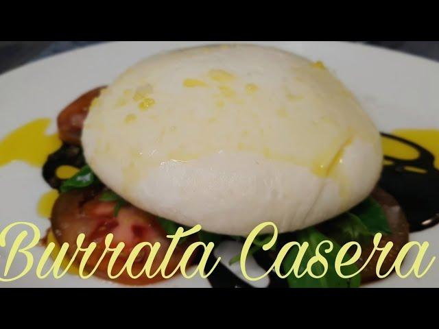 Como Hacer Burrata Casera Facil Rapida y con pocos ingredientes