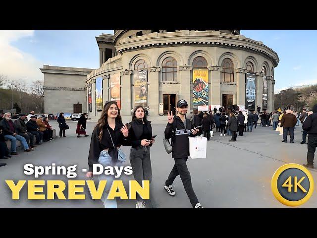 Evening Walking Tour Through Yerevan | Welcoming Spring in Armenia  March 2025 Highlights