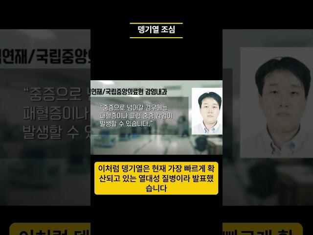 동남아 해외여행 시 주의해야 할 질병, 뎅기열