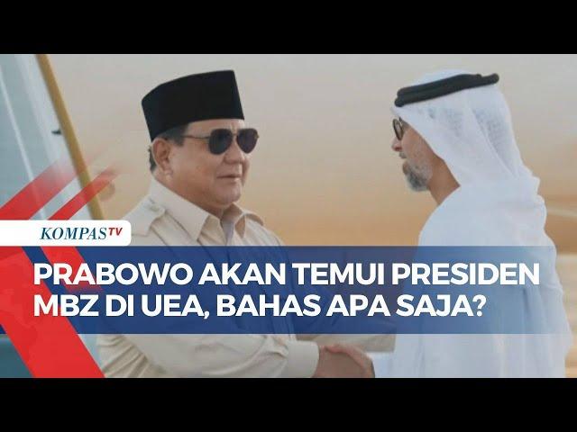 Prabowo Tiba di Uni Emirat Arab, Agenda Bertemu Presiden MBZ dan Kunjungi Negara Timur Tengah