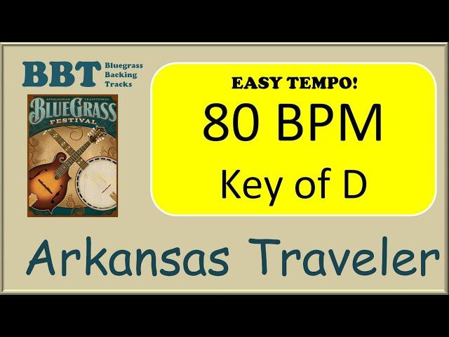 Arkansas Traveler  - bluegrass backing track 80