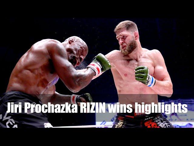 Jiri Prochazka RIZIN wins highlights