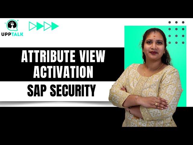 SAP Security Attribute View Activation |  SAP Security Attributes | SAP Security | Upptalk