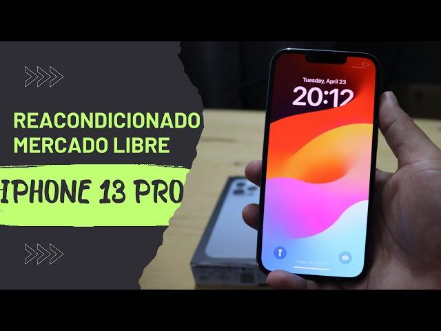 UNBOXING IPHONE 13 PRO REFUBISHED 2024 #iphone #reacondicionado #mercadolibre #iphone13 #unboxing