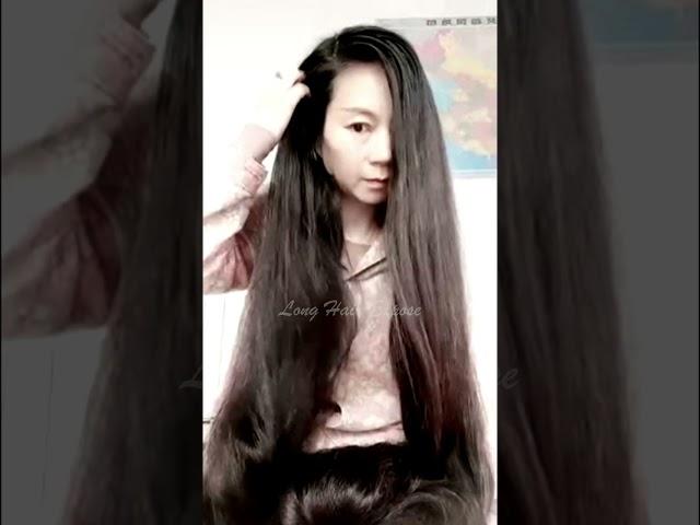 Long Hair Expose |  #longhair #longhairponytail #longhairasian  #domesticlonghair