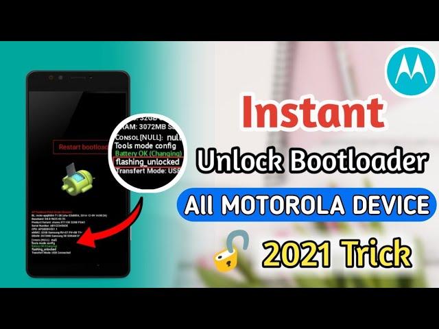 Unlock Bootloader Any Motorola Device Easily for Beginner || ft. Moto G5S || 2021 Method ||