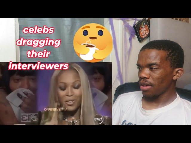 Celebrities DRAGGING their Interviewers- Offensive Tea (Reaction)