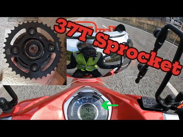 Honda Super Cub C125 - 37T JT Sprocket Install/Test