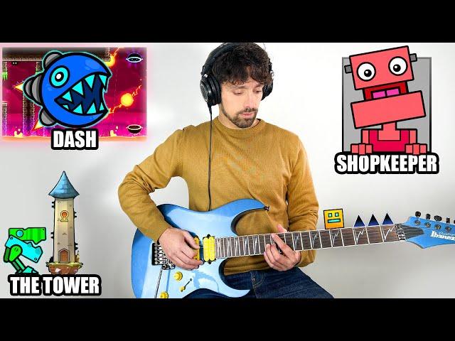 Geometry Dash sounds on guitar