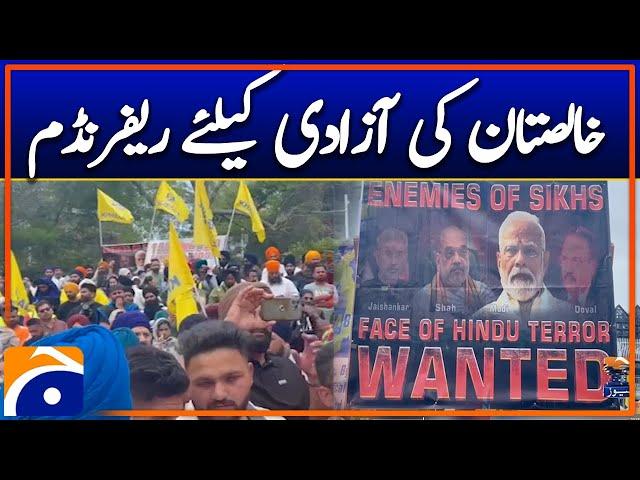 New Zealand: Khalistan Referendum Voting Begins | Saeed Niazi Report | Geo International | Geo News