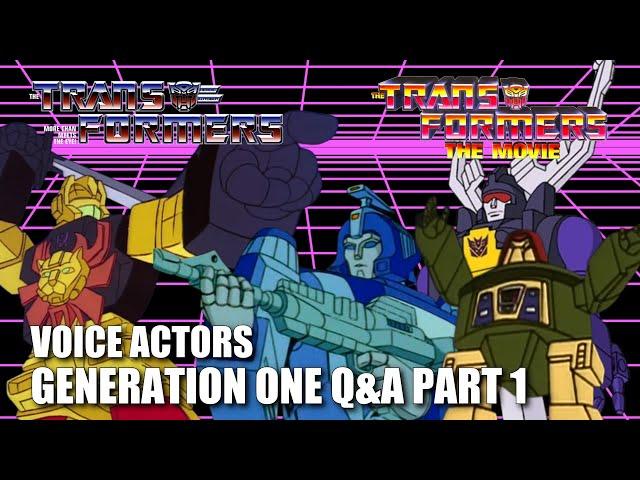 Transformers Voice Actors Q&A Part 1 | Joe Leahy, Michael McConnohie, Hal Rayle, John Moschitta Jr |