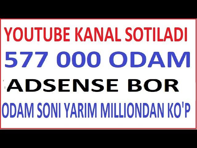 YOUTUBE KANAL SOTILADI 2023 PULATOV DILMUROD internetda pul ishlash youtube prosmotr ko'paytirish