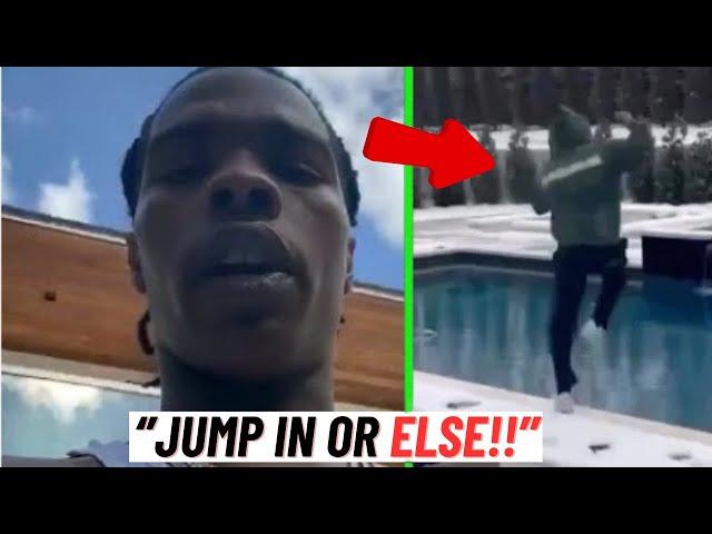 ''Stupid Ahh Boy'' Lil Baby MAKES His Producer Jump In FREEZING COLD WATER For 10 BANDS!!