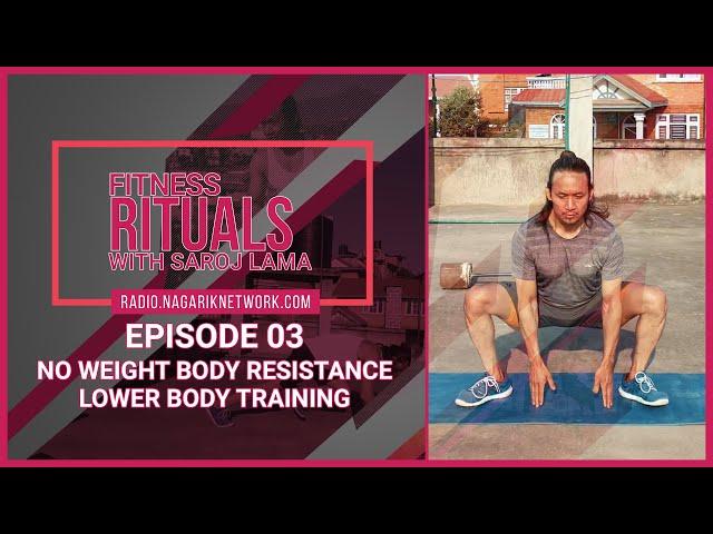 Best Full Lower Body Workout (No Equipment) at home by Saroj Lama / Fitness Tips