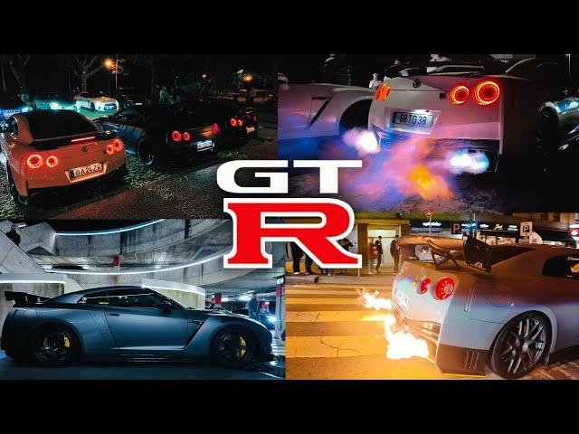 FOI DE LOUCOS ESTE ENCONTRO NISSAN GT-R EM GUIMARÃES !! | *INVADIMOS A CIDADE* | HUGO MARQUES