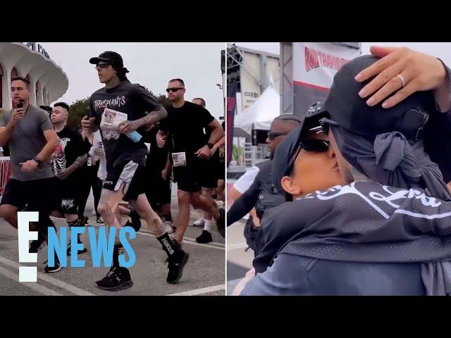 Kourtney Kardashian SUPPORTS Husband Travis Barker at “Run Travis Run” 5K | E! News