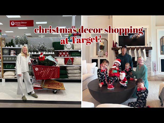 Target shopping & decorating for Christmas during hurricane Nicole!