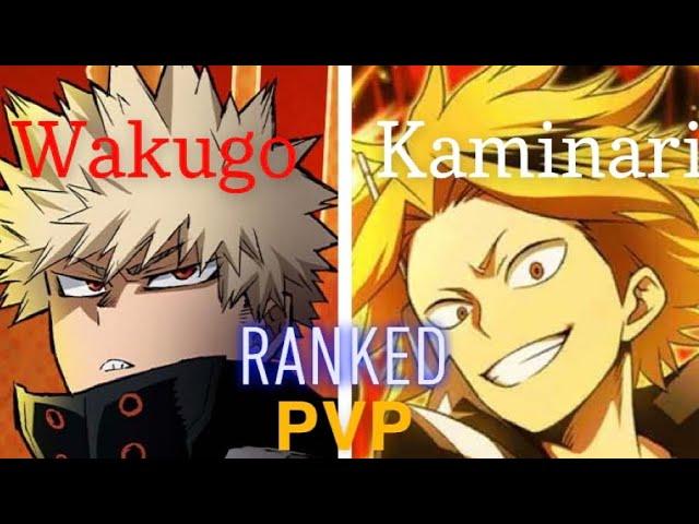 Wakugo and Kaminari Ranked PVP Team-Up! MHA: Strongest Hero