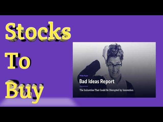 Stocks To Buy // Using Ark Invest's Bad Ideas Report // E- Commerce // 2